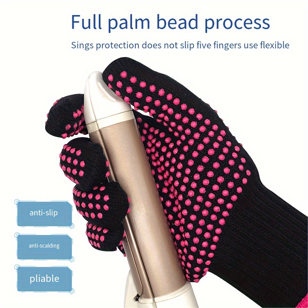 Hairdressing Anti scalding Gloves Heart Resistant Gloves - Temu