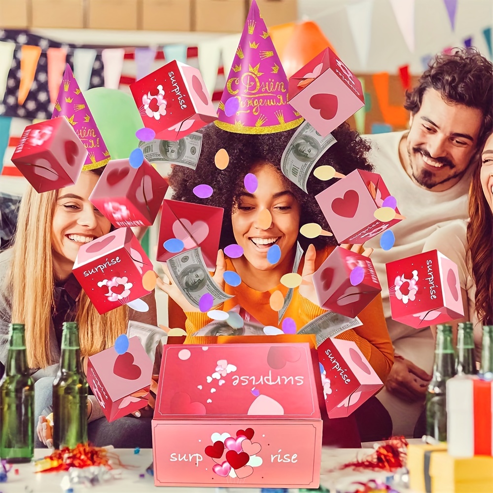 10 Cajas/juego Explosión Caja Regalo Sorpresa Creando Regalo - Temu