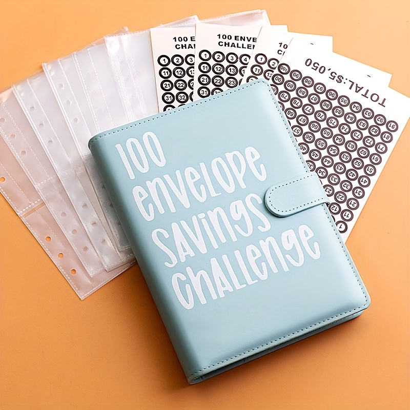 Classeur de défi de 100 enveloppes | Planificateur budgétaire et livre de  défis d'épargne avec enveloppes,Classeur d'épargne et défis, enveloppes