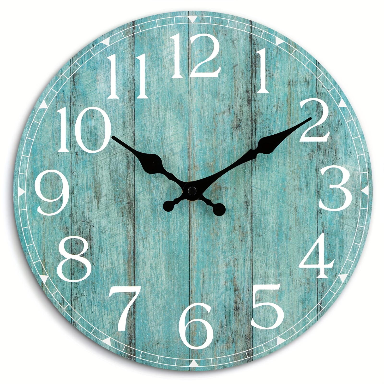 Wall Clock 12 in. Silent No Ticking Wall Clocks Battery Operated