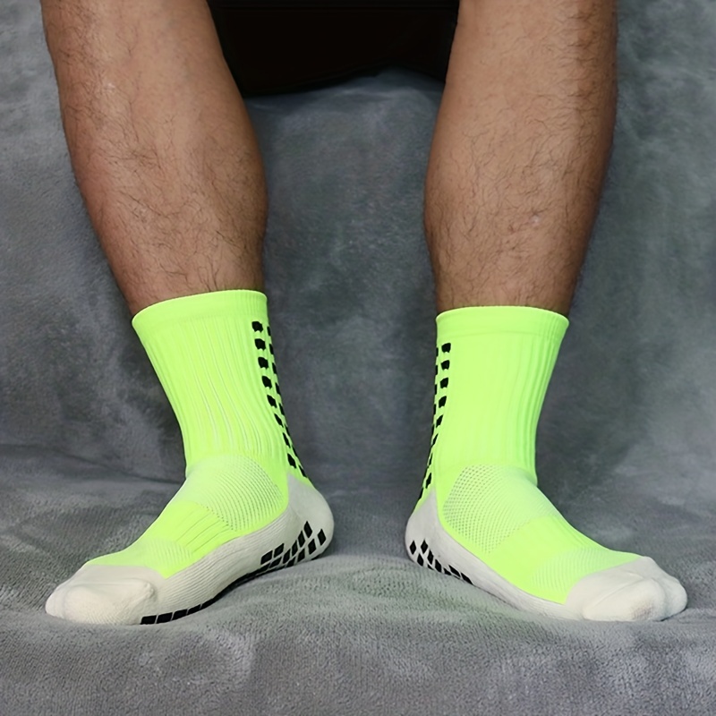 Anti Skid Soccer Socks Rubber Pads Thickened Towel Anti Slip - Temu