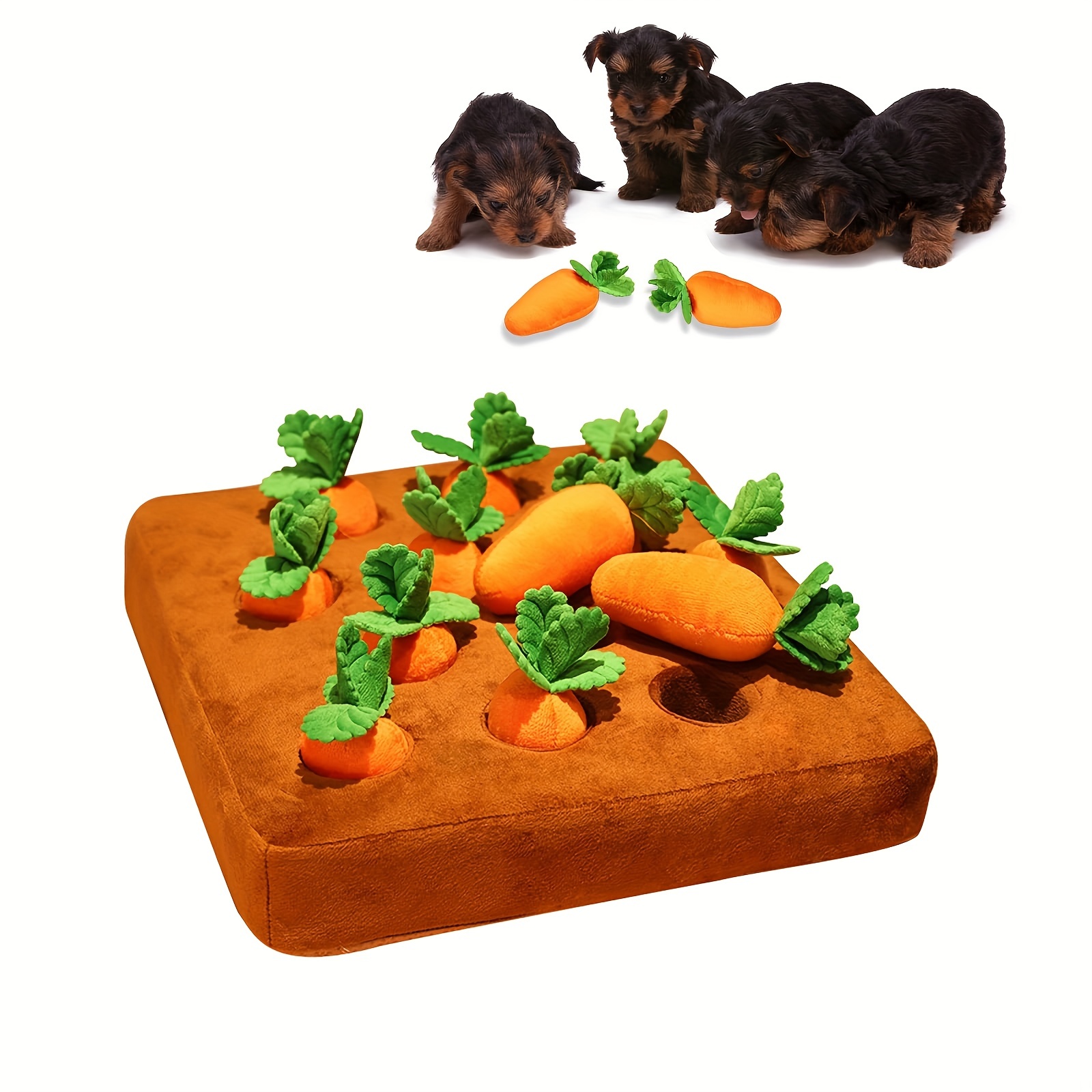 Juguete Interactivo Zanahoria Peluche Perros Gatos: Limpieza - Temu