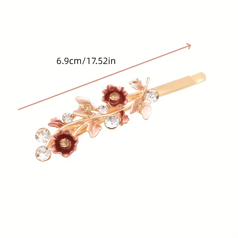 Girl's Flower Hairpin Tulip Cartoon Hair Clip, Aluminum Alloy Casual  Women's Lovely Hair Accessories - Temu