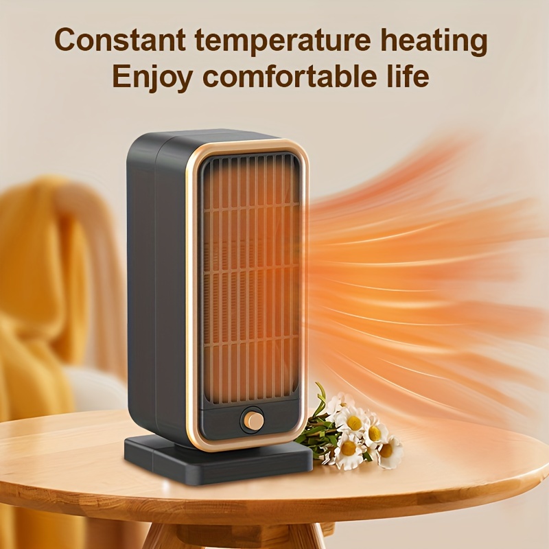 Chauffage d'appoint électrique portable avec thermostat, ventilateur de  chauffage en céramique sûr et silencieux de 1500w / 750w