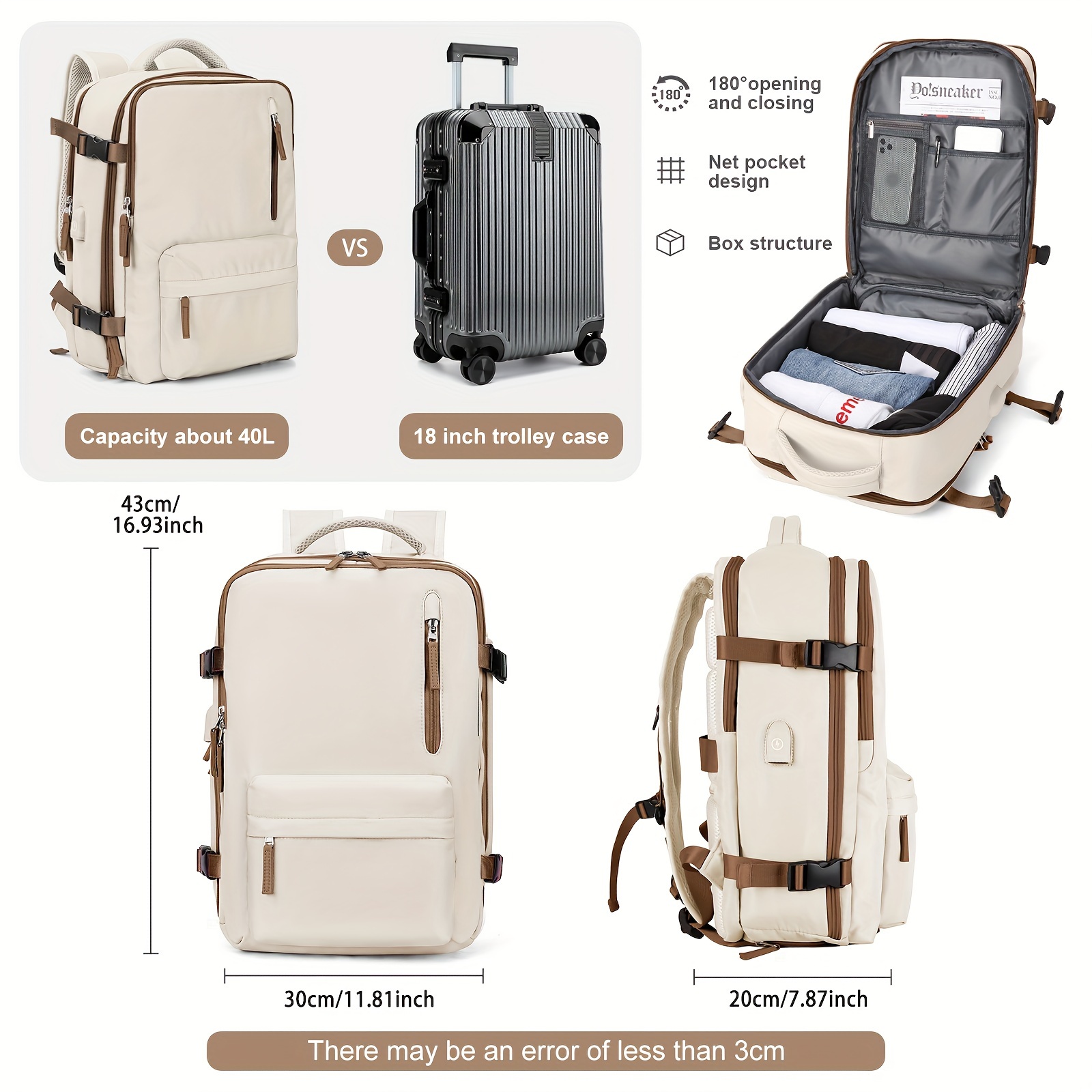 Rucksack trolley online bag