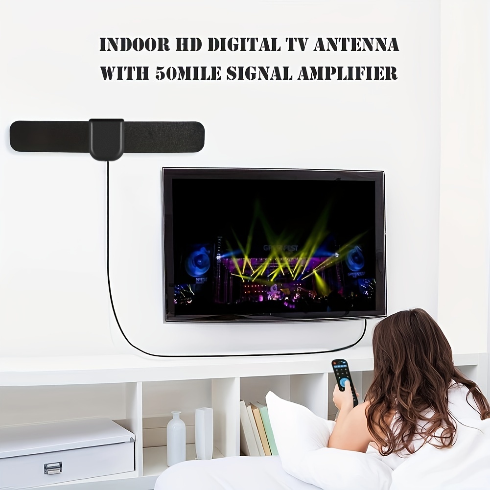 indoor and outdoor portable mini tv antenna radio antenna hd antenna smart home temu