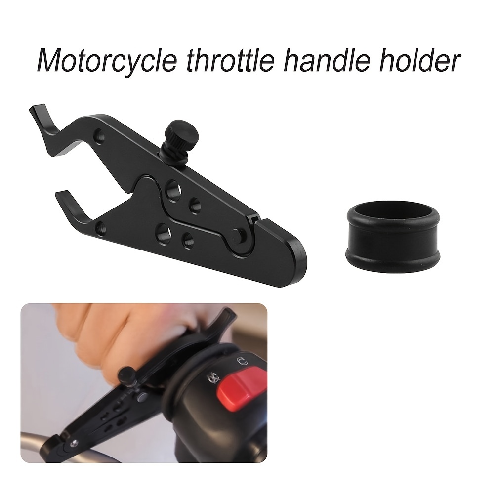 Motorcycle Cruise-Control Throttle Lock Grip Assist Retainer Wrist  Universal