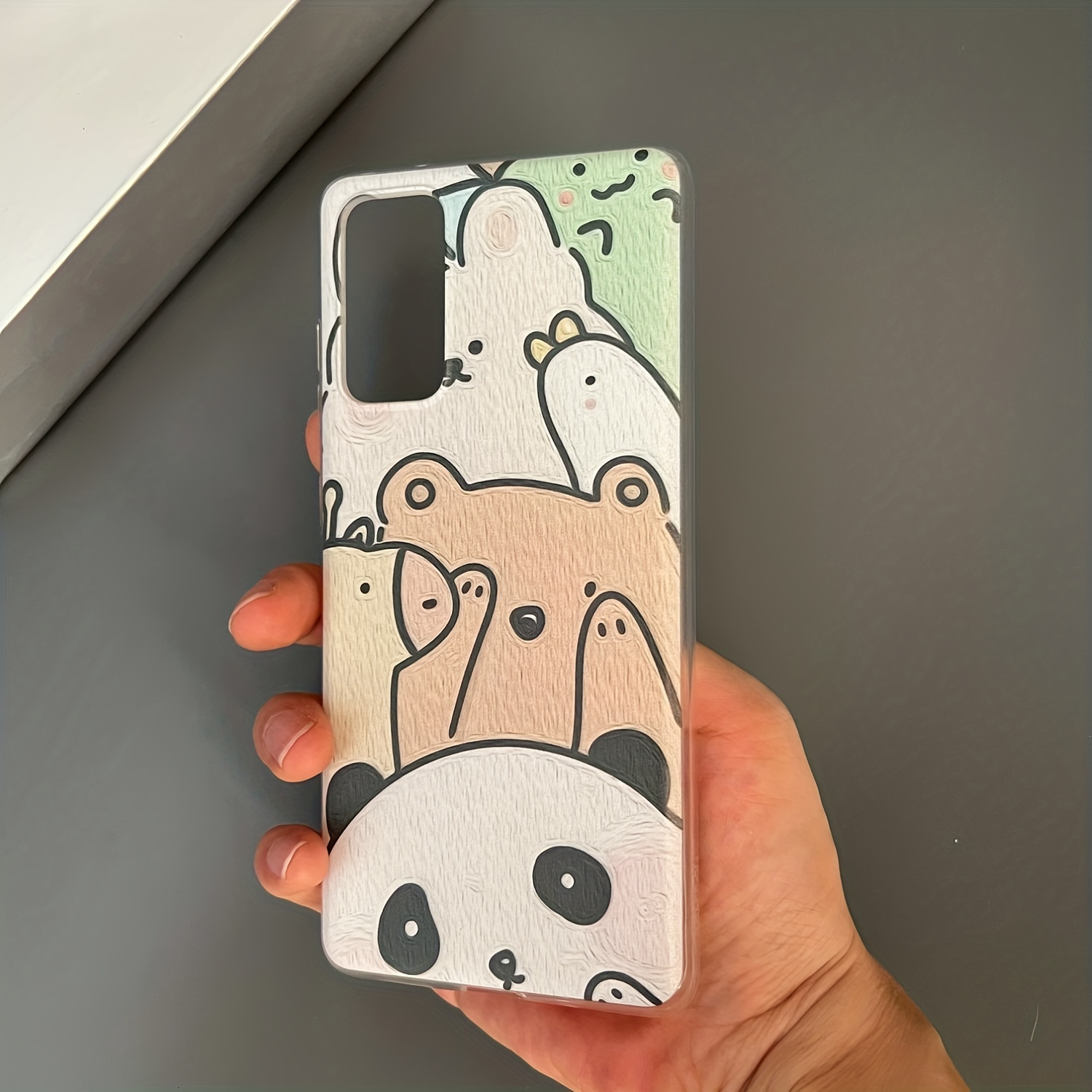 Phone Case For Samsung Galaxy S23 S23 Plus S23 Ultra 5G Lovely Bear Cartoon  Pattern Soft