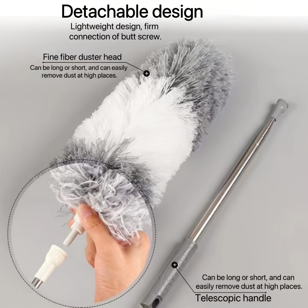 Feather Duster Washable Anti Static Duster With Soft - Temu