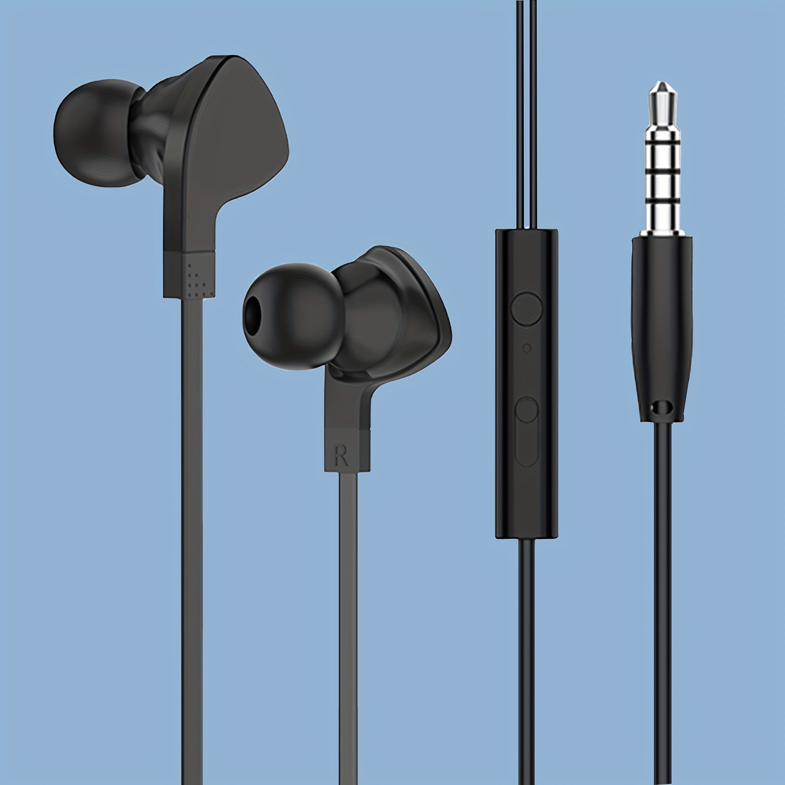 OKCSC GB50 Écouteurs Filaires HiFi USB, Écouteurs Intra-Auriculaires avec  Microphone Oreillettes Filaires Anti-Bruit, Fonction ENC, Contrôle du