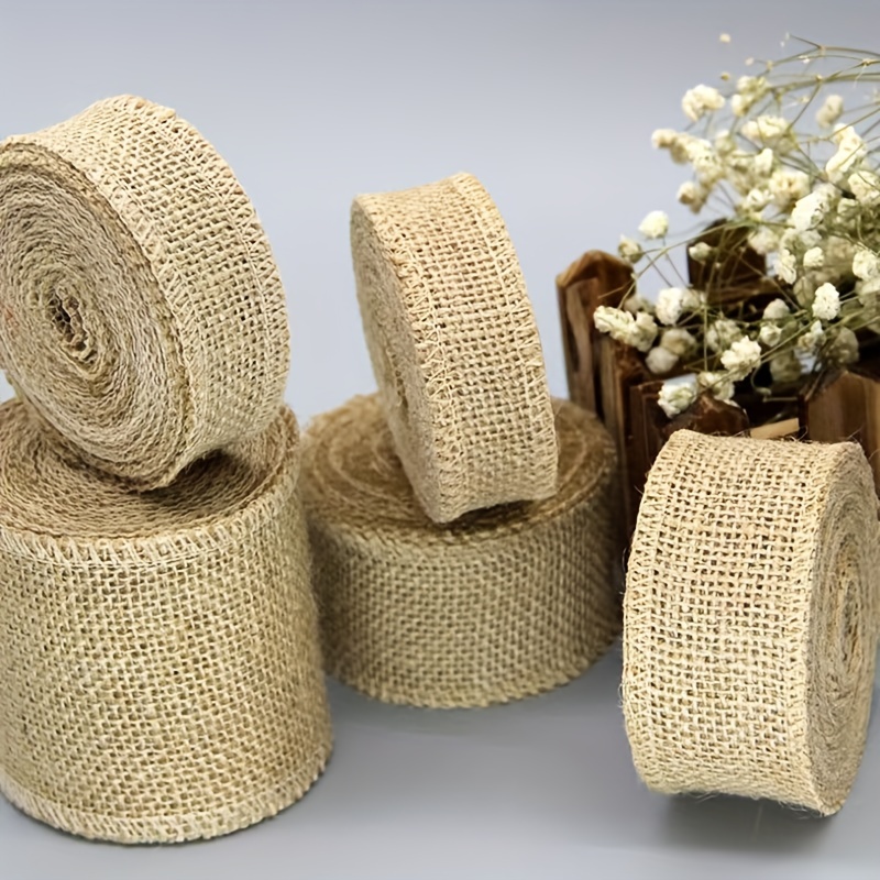 Quality Jute Fabric In Different Sizes Natural Webber Crafts - Temu