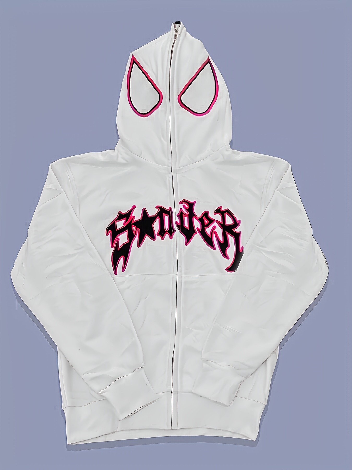 spider graphic print zip up hoodie casual long sleeve hoodie outerwear womens clothing