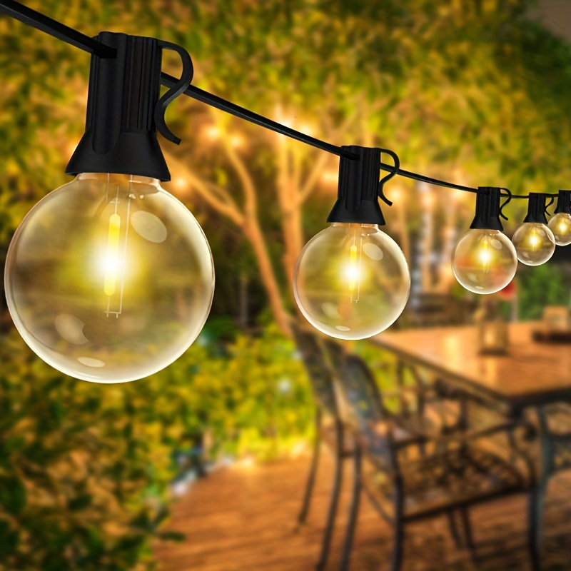 Novelty Lights G40 LED Outdoor Lantern Cafe String Lights with