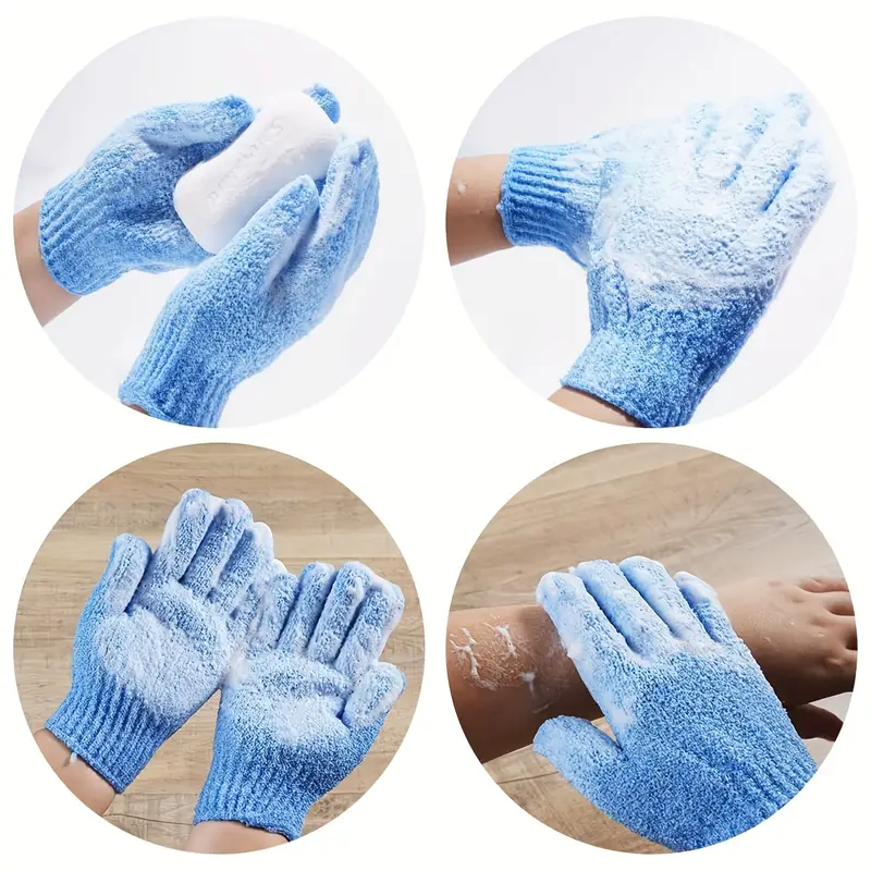 1pc Bathing Gloves / Exfoliating Washcloth / Scrubbing Massage