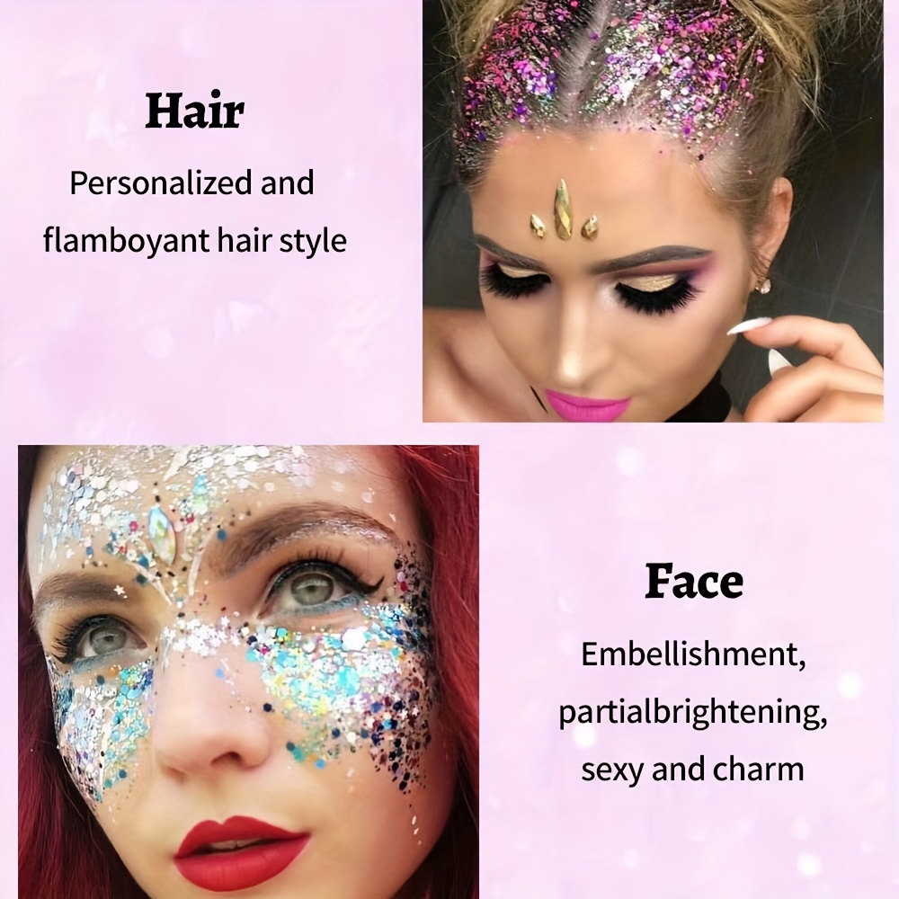 Hot Glitter Shiny Body Painting Eye Shadow Festival Party Cream Face  Shimmer Gel