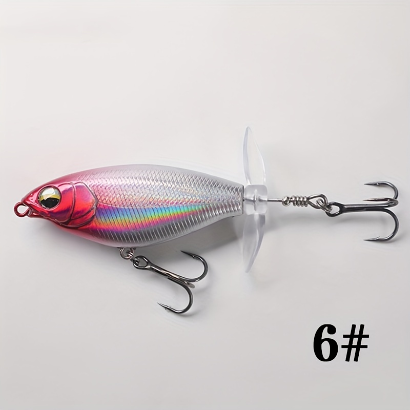 Artificial Hard Bait Rotating Tail Lures Topwater Fishing - Temu