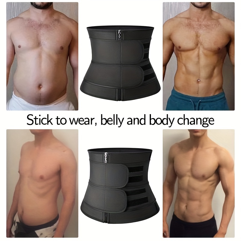 Body Shaper Belt Slimming Sheath Belly Reducing Shaper Tummy Sweat  Shapewear Workout Shaper For Men