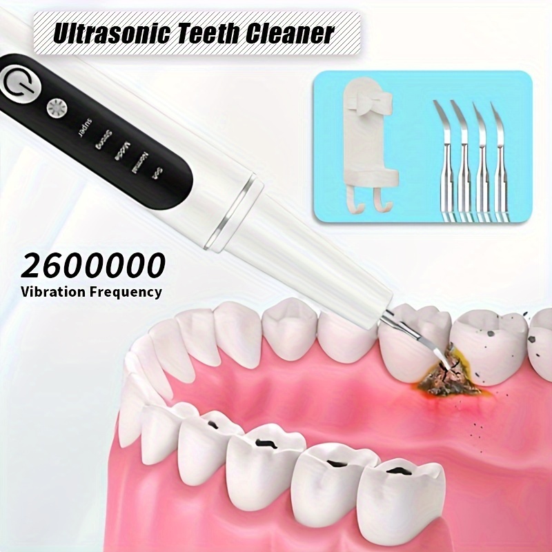 New - Ultrasonic + UVC LED Light Cleaner For Dental Appliances