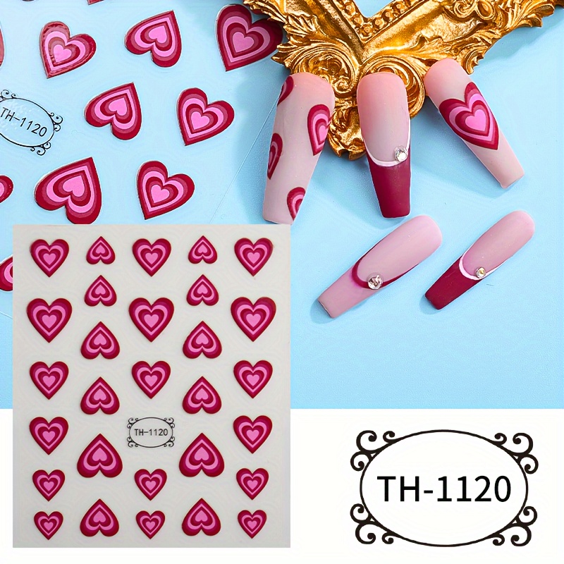 1200pcs Valentines Heart Stickers for Kids, 24 Sheets Small Self Adhesive  Valentine's Day Heart Sticker, Gilter Love Sticker for Craft Supplies
