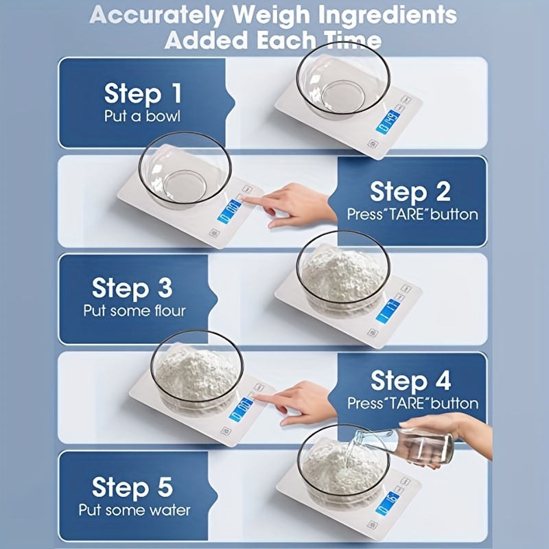 Nicewell Food Scale, 22lb Digital Kitchen Scale Weight Grams and oz
