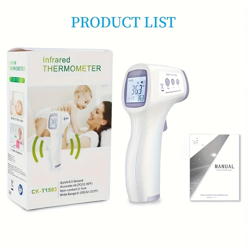 Infrared Thermometer CK-T1503 and CK-T1501, Non Contact Laser