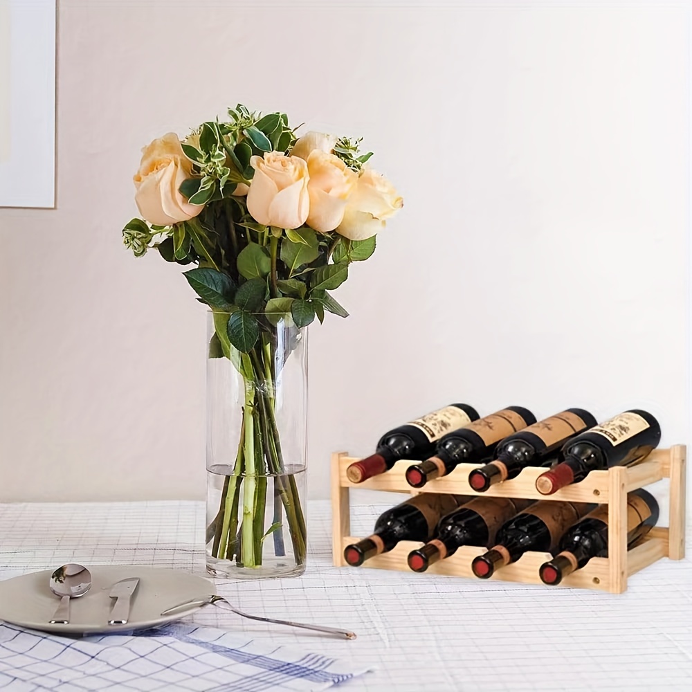 Boîte de rangement pour verres à vin – 2 pièces de stockage de bouteilles  de vin