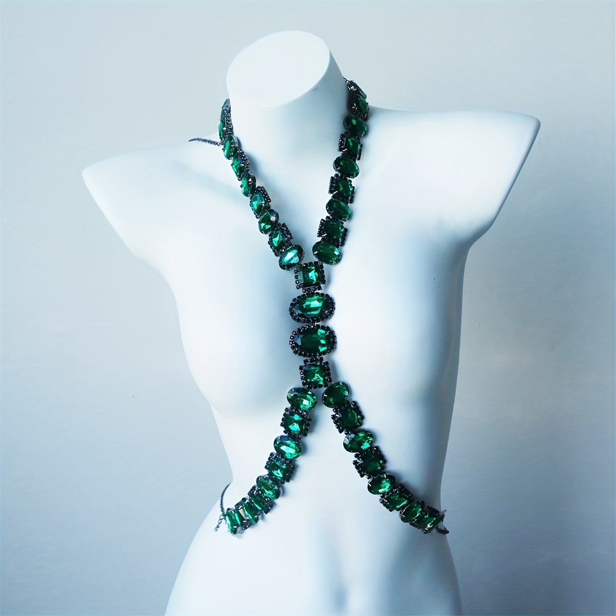 Jewelry Rhinestone Body Chain Sexy Chest Chain Body Accessories For Men