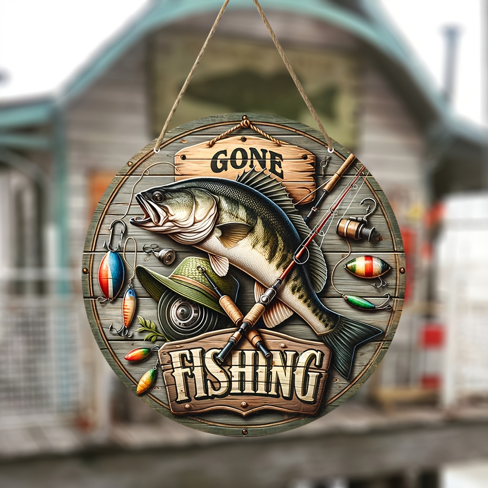 Fishing Sign Welcome Sign Fishing Enthusiasts (8'' ) Fishing - Temu  Australia