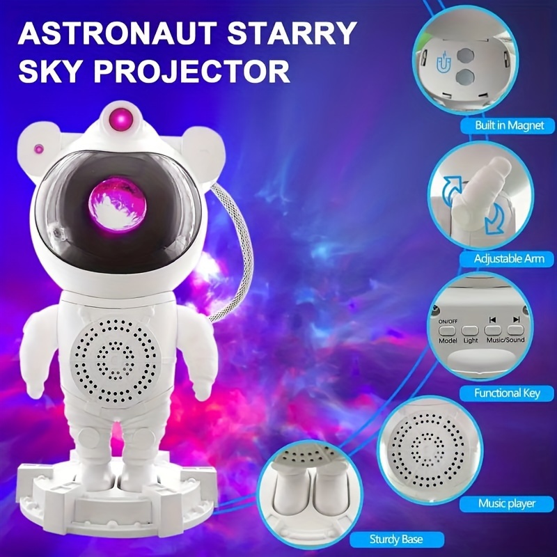  Astronaut Galaxy Light Projector, Space Buddy Projector Night  Light for Bedroom with Remote Control and Timer, Astro Alan Star Ceiling  Projector for Kids Adults : Tools & Home Improvement