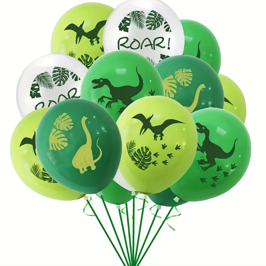  Decoraciones de fiesta de dinosaurios, juego de decoración de  fiesta de dinosaurios para niños, tema de la selva, telón de fondo del  mundo jurásico, T Rex, regalo de cumpleaños, globos de