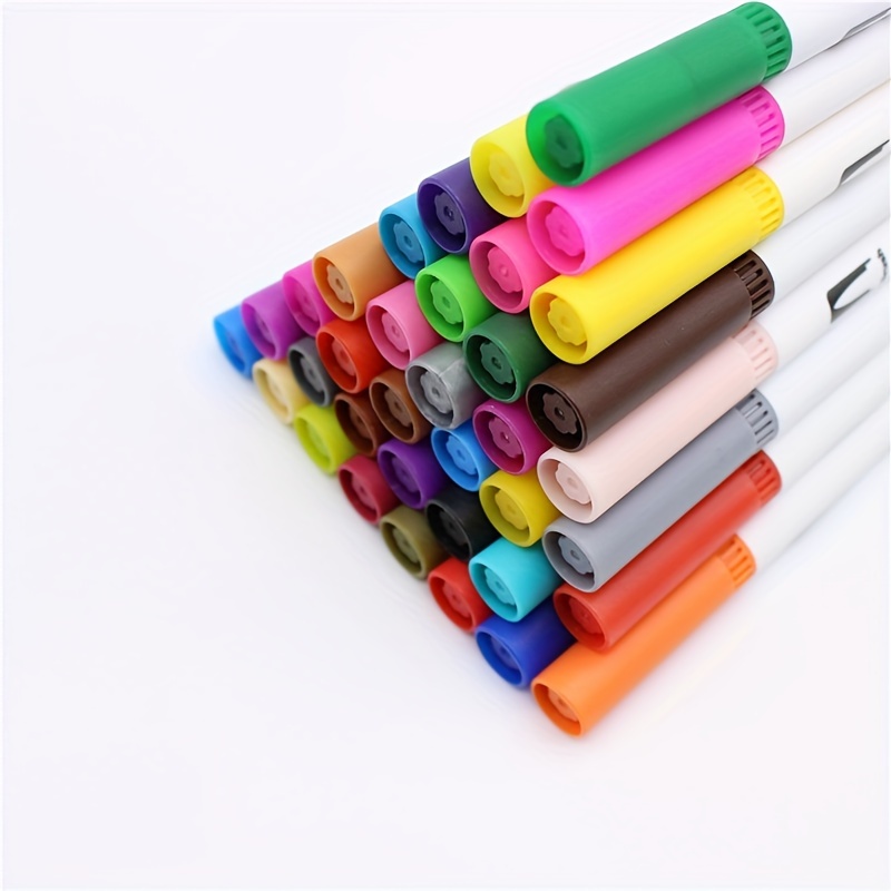 120 Colors Double Brush Pen Art Marker, Fine Pen And Pen Head Marker, For  Calligraphy Drawing Letter Sketching Coloring Painting - Temu