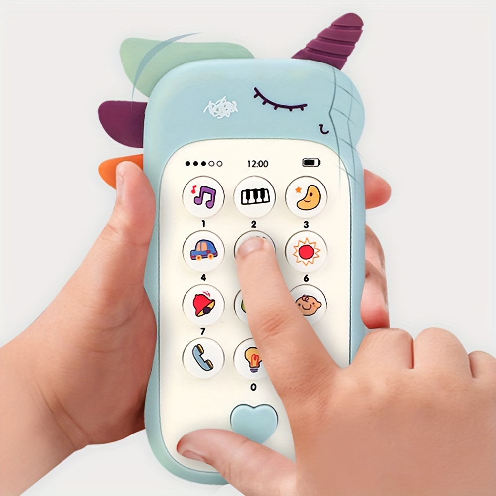 Cartoon Baby Phone Toy Music Sound Telephone Sleeping Toys - Temu