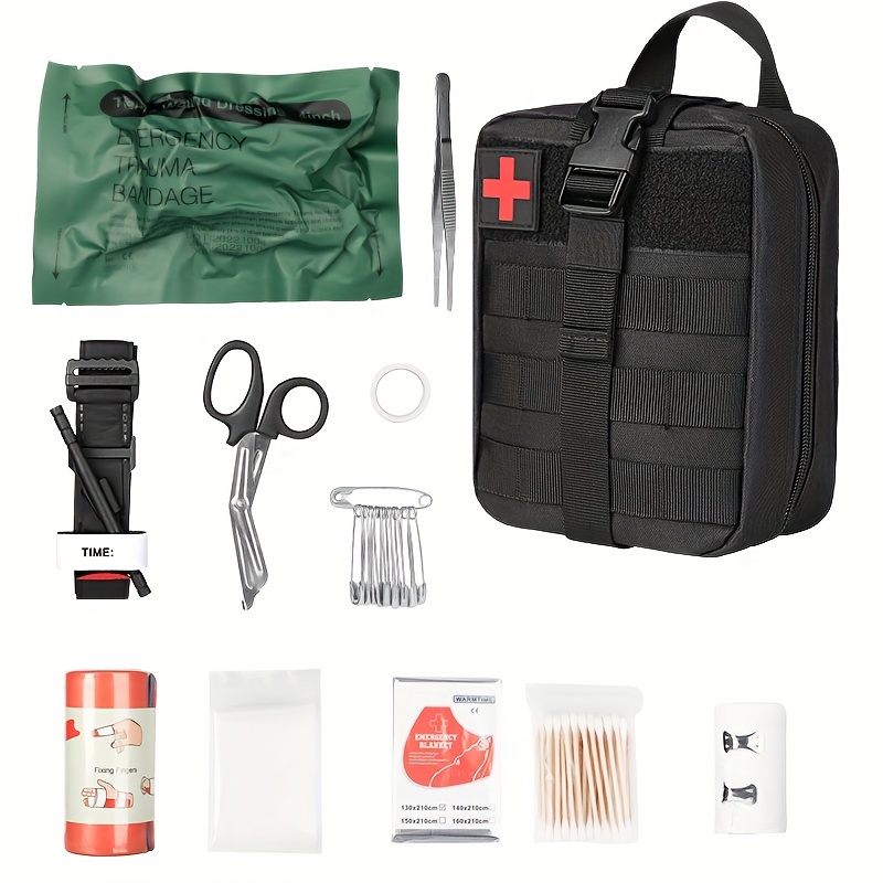 EMFACAMP Kit de survie et de premiers secours - Équipement de survie et  équipement - Accessoires de camping