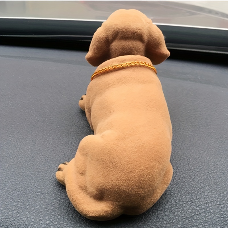 Cabeza de perro, coche, salpicadero, muñeca, Auto, cabeza temblorosa,  adornos de juguete, Nodding, coche de perro, muebles de Interior,  decoración de regalo - Historial de precios y revisión