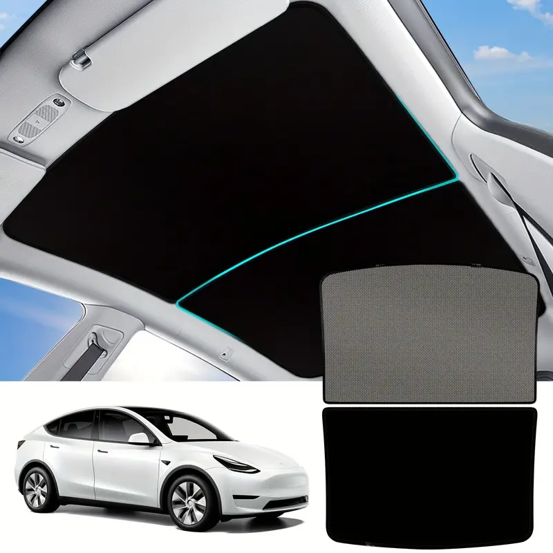 2021 2023 Model 3/y Sun Shade Non sagging Glass Roof - Temu Germany