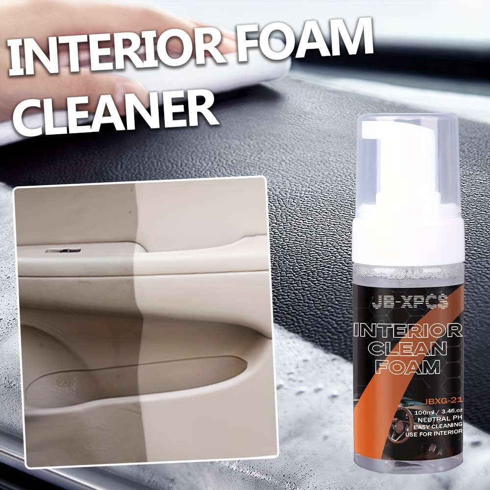 8.45oz Car Interior Seat Cleaner, Effective Car Interior Cleaner, Faux  Leather Car Seat Cleaner, Stain Remover For Carpet, Fabric, And Much More!
