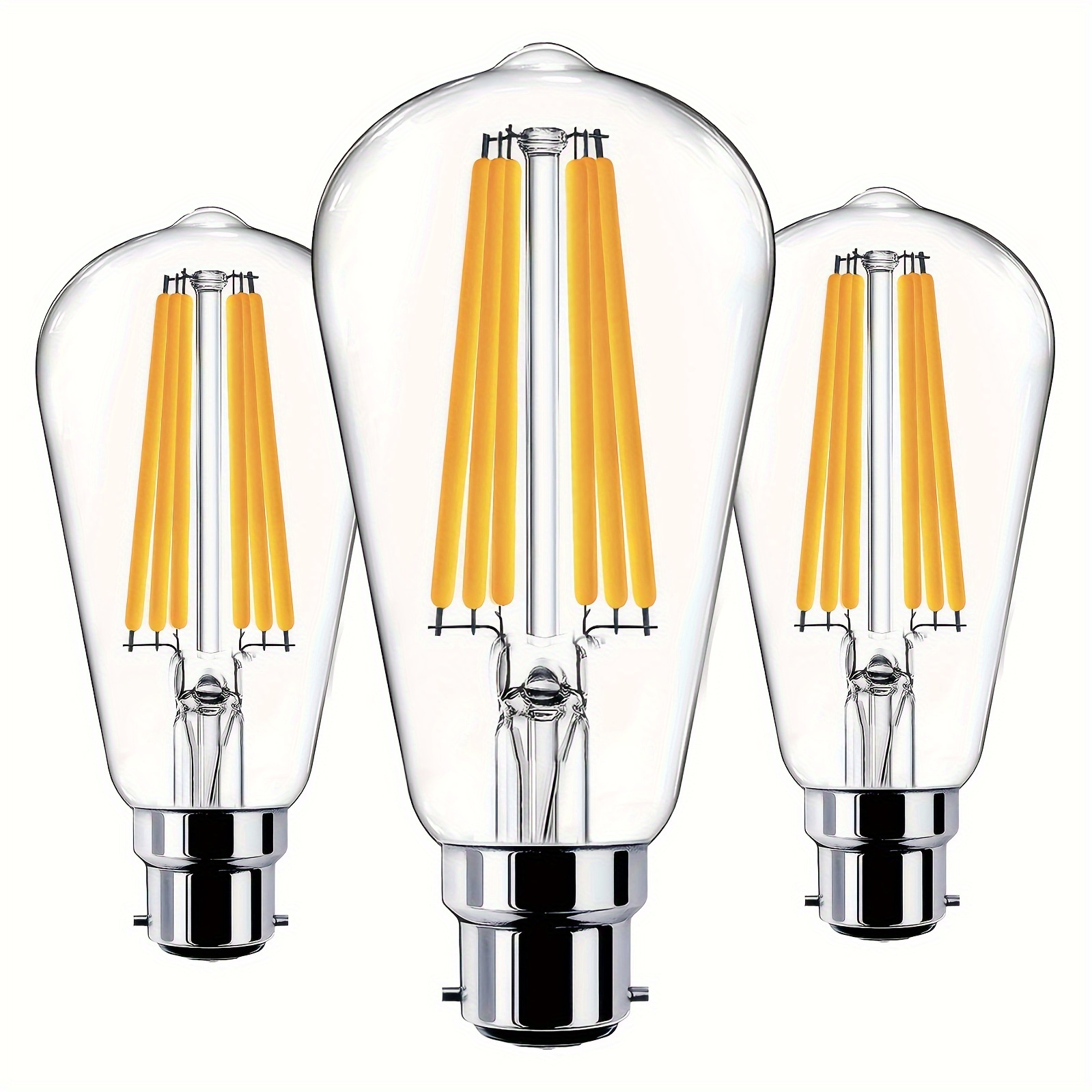 Bombillas LED B11 E26 para candelabros equivalentes a 25 W, bombillas LED  regulables, blanco suave 3000 K, 2 W 200 LM, bombilla decorativa de