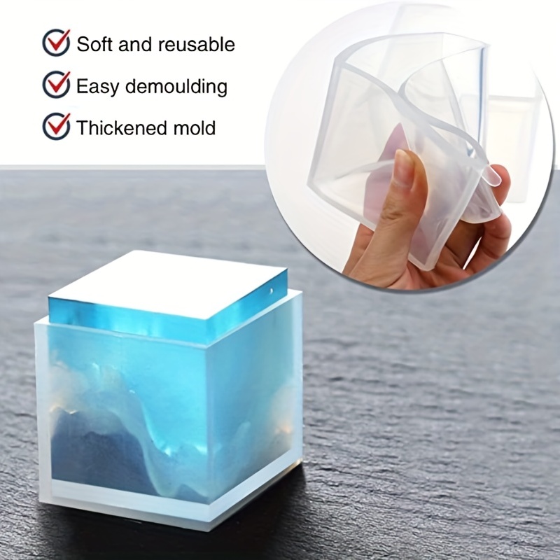 Square Cup Mold  Resin molds, Resin, Mold making