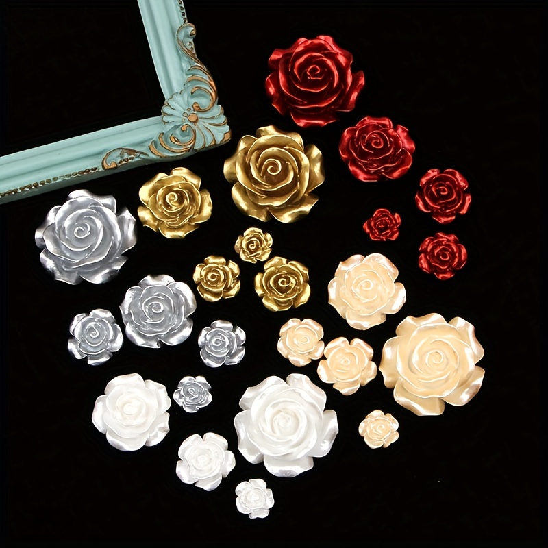 Rose Camellia Butterfly Mixed Pack Design Resin Charms For Diy Resin Charms  - Perfect For Phone Cases, Scrapbooking & Jewelry Making & Nail Art  Decoration! - Temu United Kingdom