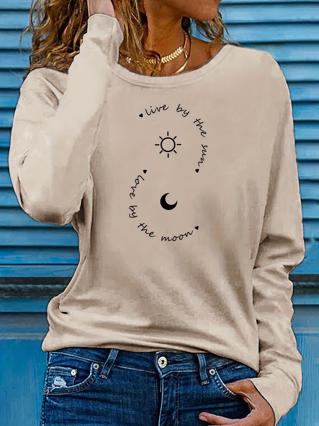 Sun and moon store long sleeve shirt