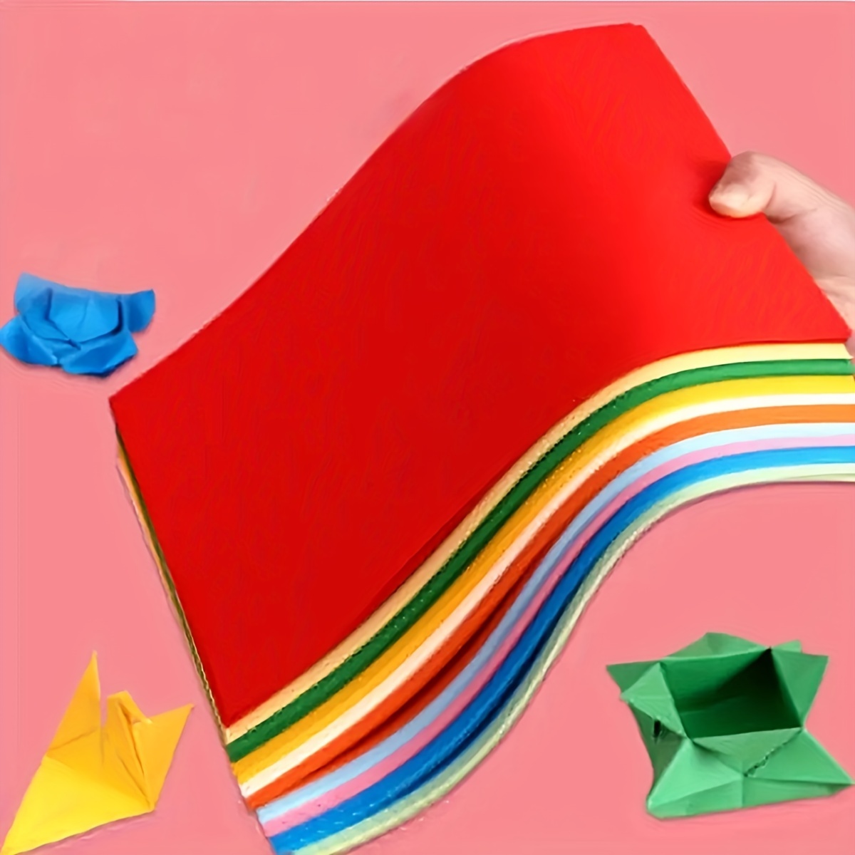 A4 Colorful Origami Copy Paper 10 Colors Optional Printing - Temu
