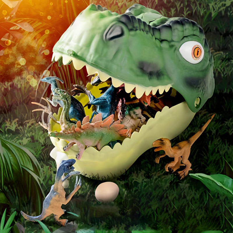 Jogo Quebra-cabeça Para Criança Menino Dinossauro Rex