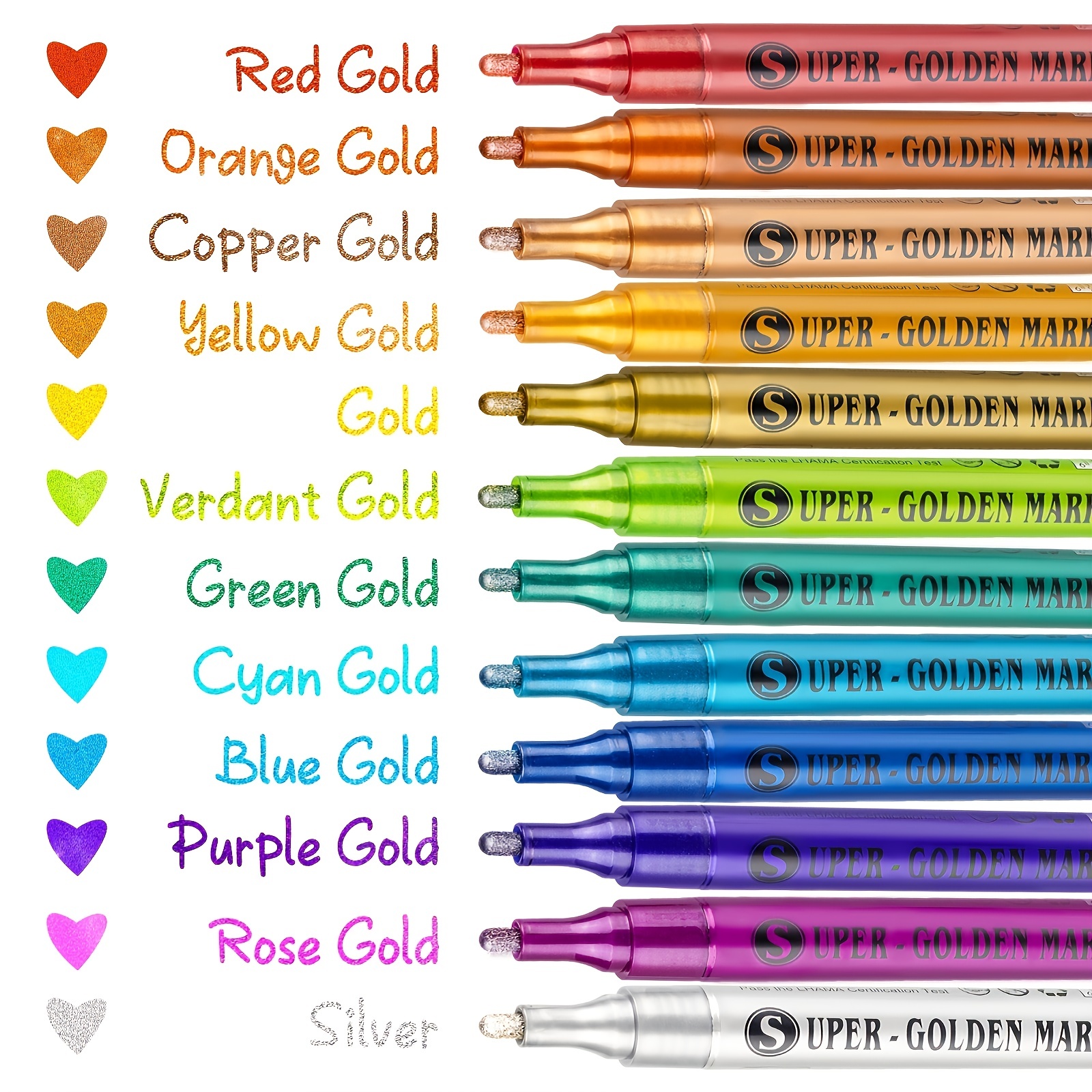 Fabric Pen Template Set: 24 Colors + 7 - Temu