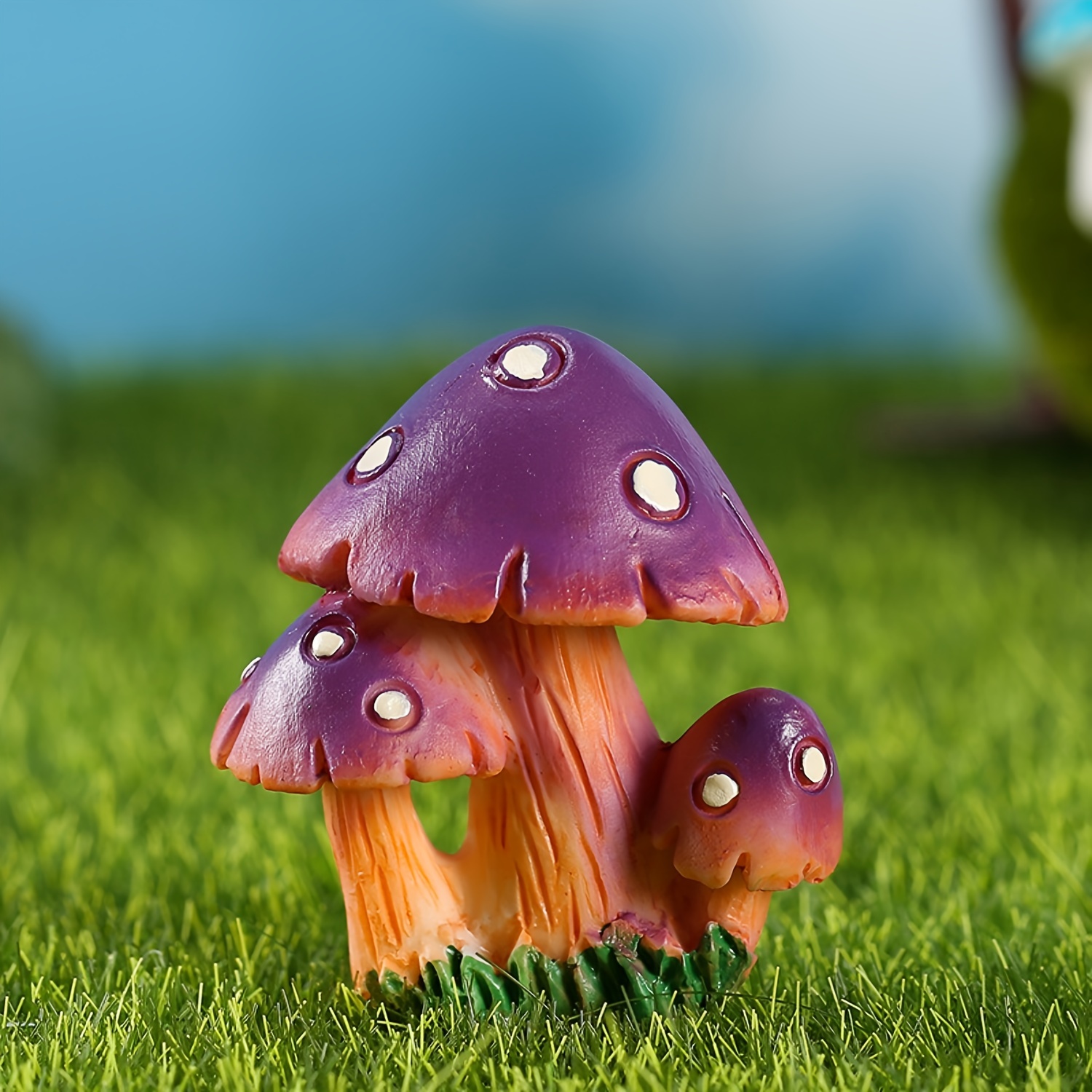 Abaodam 3pcs Bonsai Mushroom Garden Decor Mushroom Decor Mushroom Terrarium  Garden Mushroom Statue Fake Mushrooms Tiny Figurines Mushroom Ornaments