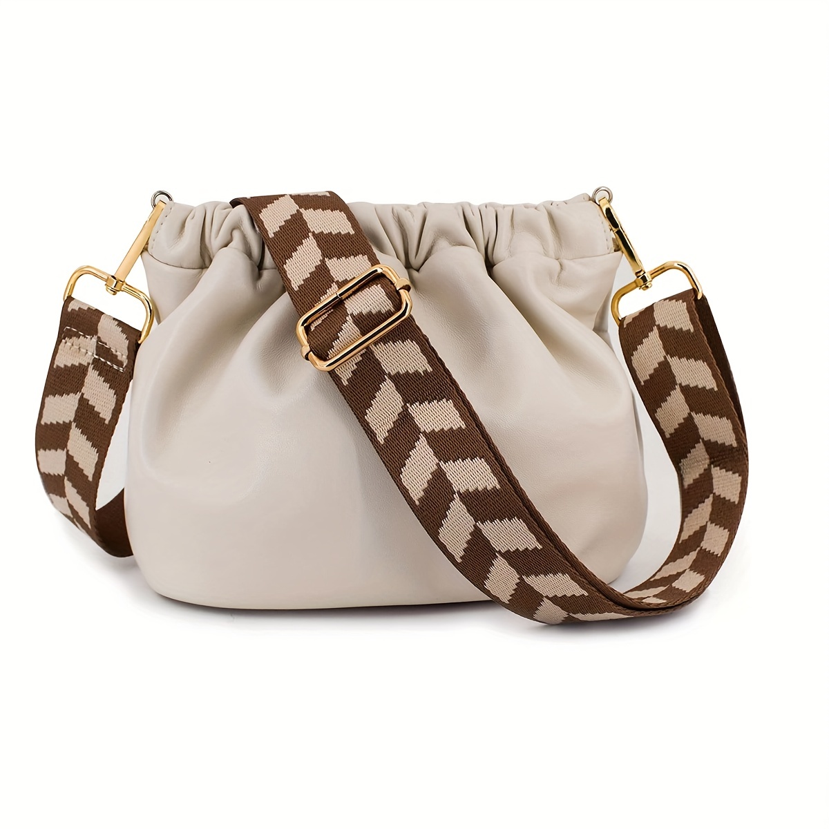 Classic Geometric Pattern Bag Strap, Wide Adjustable Shoulder Bag Strap, Replacement  Travel Accessories - Temu Israel