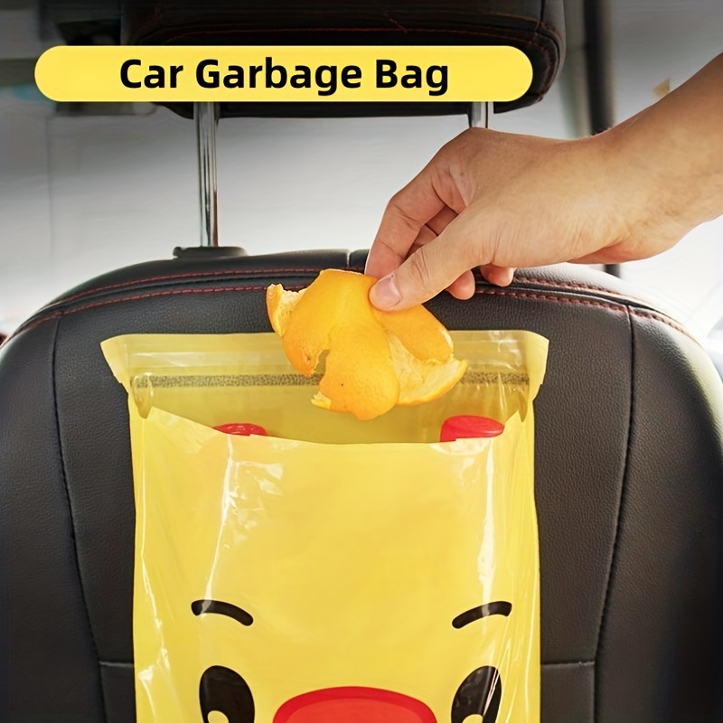 Car Trash Waterproof Car Garbage Car Trash Bag Lid Leak - Temu