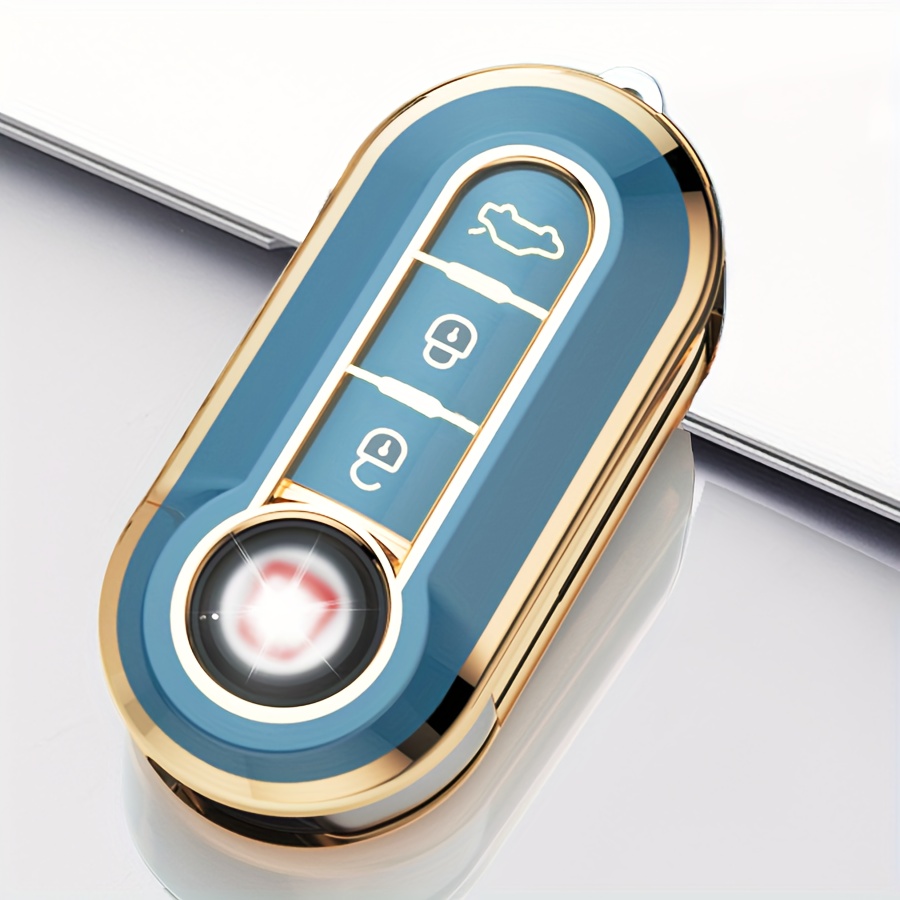 Coque clé,Étui souple en TPU pour clé télécommande de voiture, pour Geely  Azkarra FY11 Atlas Pro New Emgrand - Type Blue only case - Cdiscount Auto