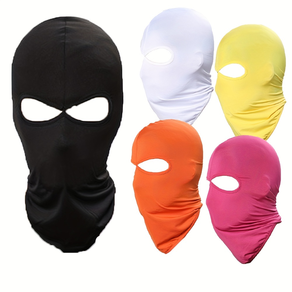 Protect In Style: Solid Full Face Cover Sports Mask Women - Temu Belgium