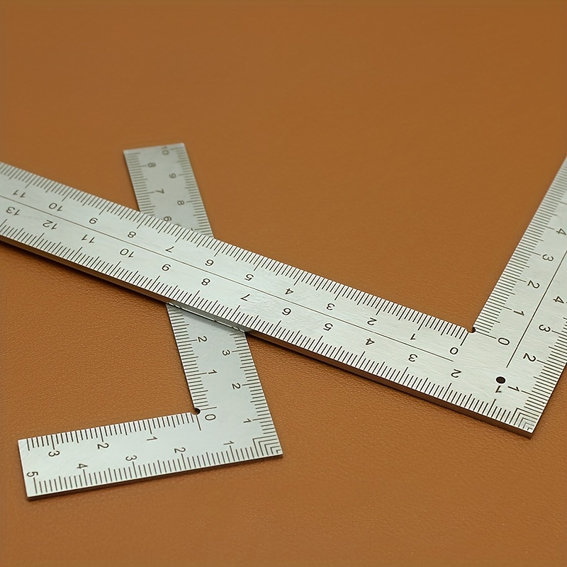 Square L shaped Ruler Stainless Steel Double Sided High - Temu