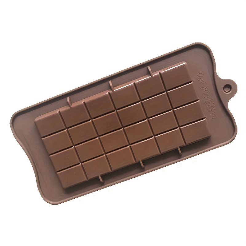 2 Pack Silicone Chocolate Molds, Rectangle Wax Melt Molds Engery Bar Silicone  Molds for Chocolate Candy Bars 